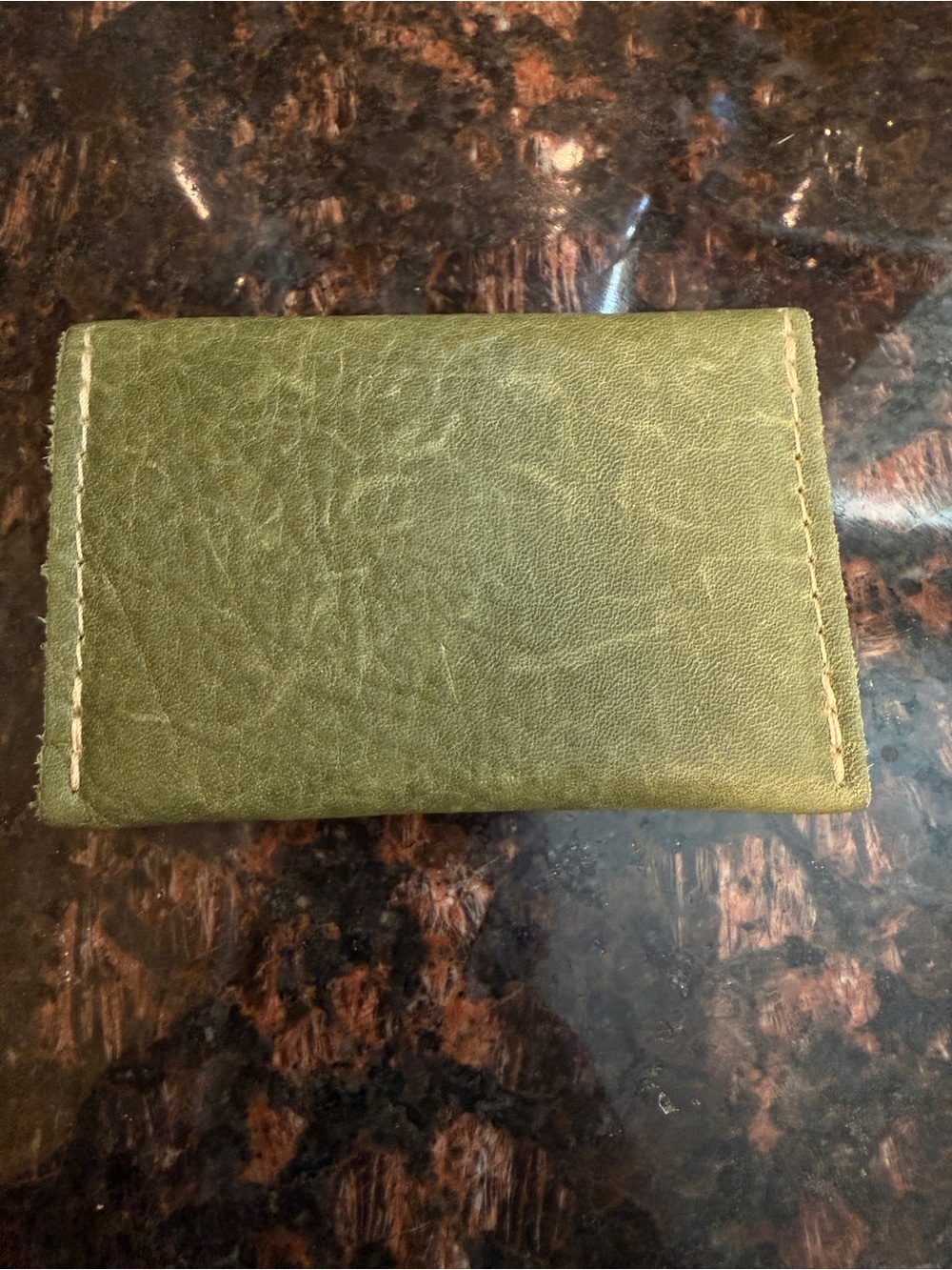 Portland Leather Goods PLG Kiwi Mini Envelope Unicorn EUC - Picture 2 of 5